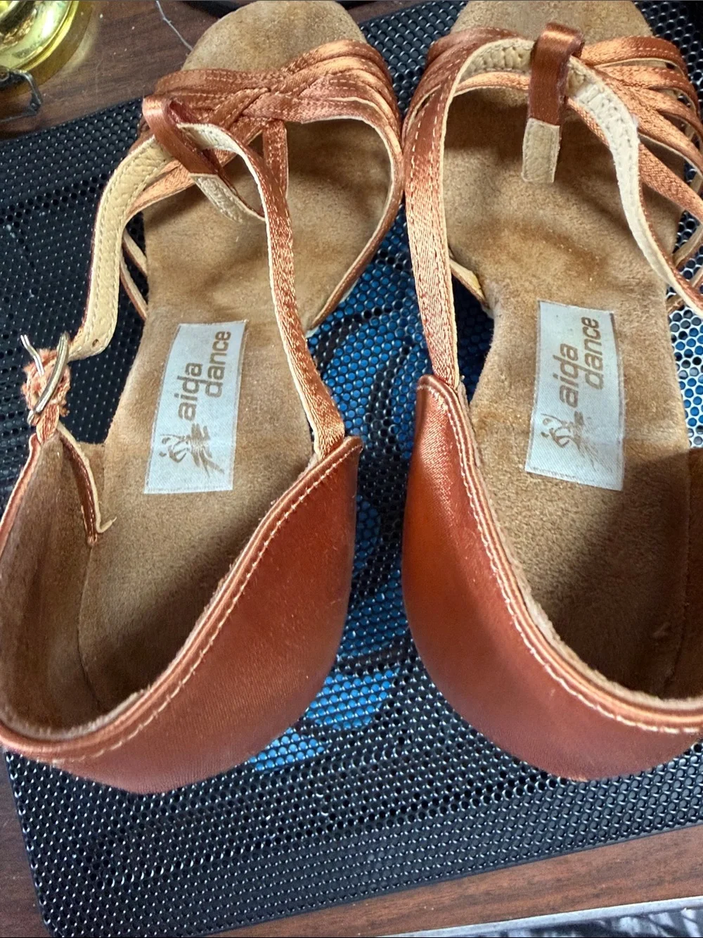 Aida latin shoes - Square Toe (Anna) - -